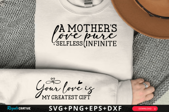A Mother's Love: Pure, Selfless SVG Design