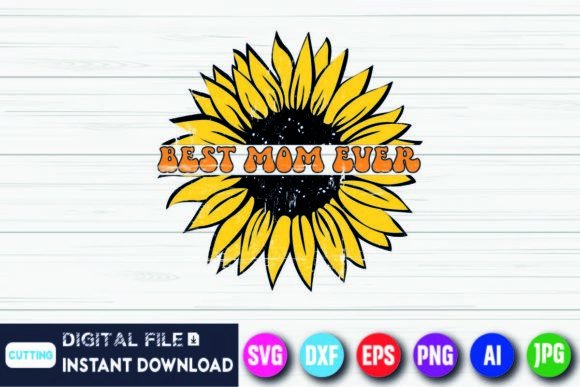 Best Mom Ever Sunflower Costume Design