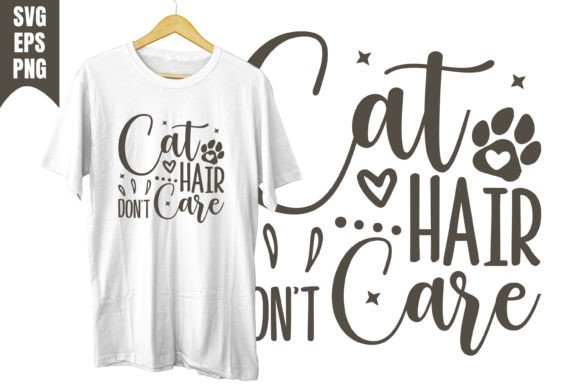 Cat Hair Don't Care: A Whimsical Embroidery Design