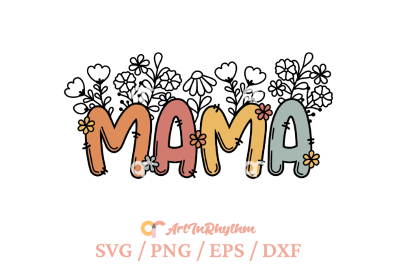 Charming Mama Svg for Stylish Embroidery