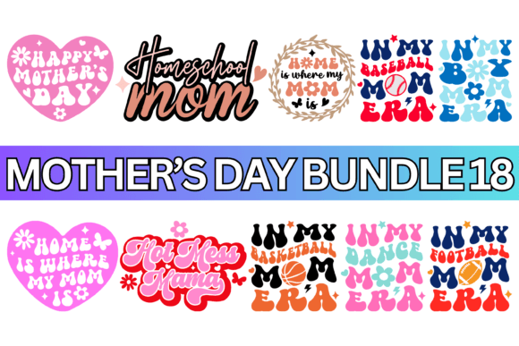 Floral Mom Mama SVG PNG Bundle: A Versatile Design