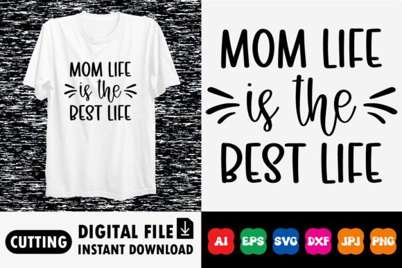 Mom Life is the Best Life: A Charming Embroidery Design