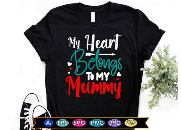 My Heart Belongs to My Mummy T-shirt