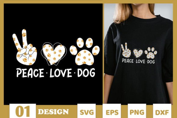 Peace Love Dog Mom Life SVG: A Versatile Design