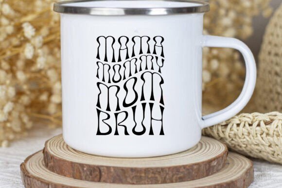 Retro Mama Mommy Mom Bruh SVG PNG Design