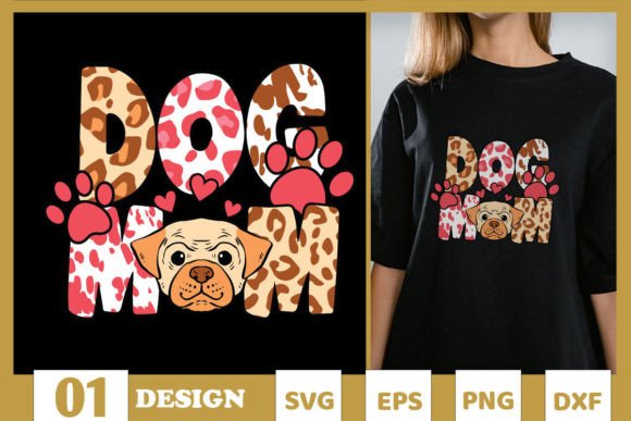 Review: Dog Mom Dog Paw Leopard SVG for Embroidery