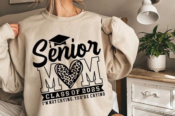 Senior Mom 2025 Svg: A Versatile Design for Embroidery