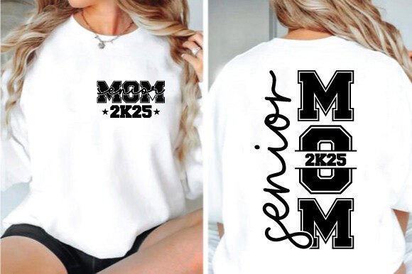 Senior Mom 2025 Svg, Class of 2025 PNG